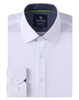 Men's Slim Fit Performance Long Sleeve Solid Shirt White