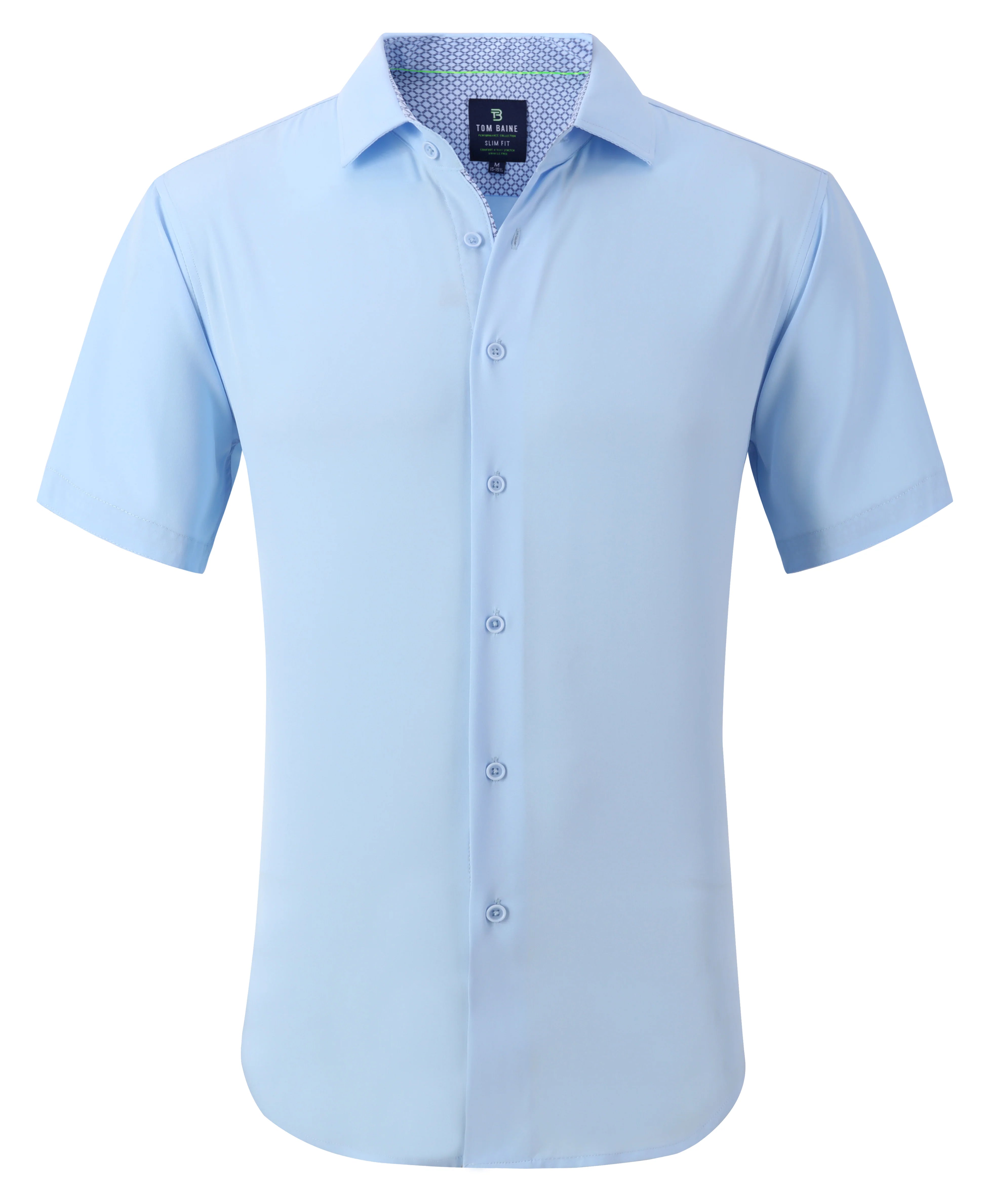 Sky Blue Short Sleeve Show Shirt