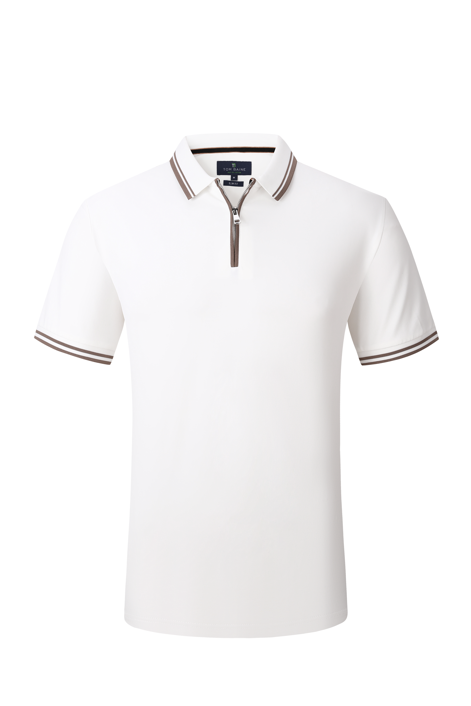 Performance Double Line Zip Polo – Tom Baine