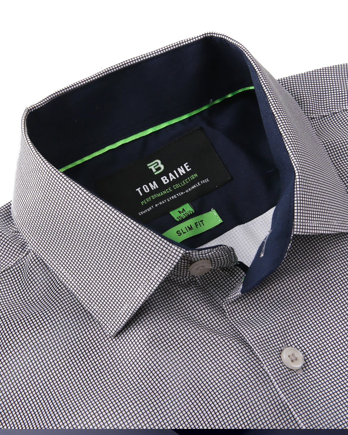 machine washable dress shirts TB Mini Plaid Dress Shirt – Tom Baine