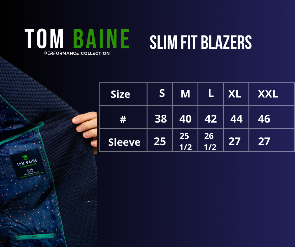 Men's Slim Fit Waffle Performance Stretch Solid Sport Coat Navy