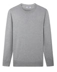 Cashmere Feel Crewneck Sweater(Sliver)