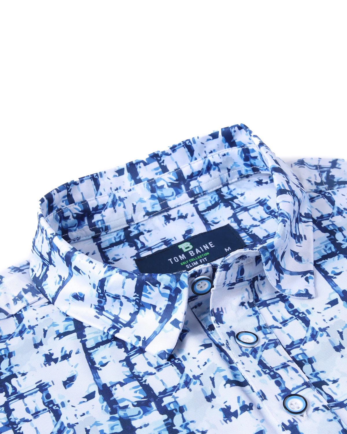 Men's Performance 4-Way Stretch Golf Polo White