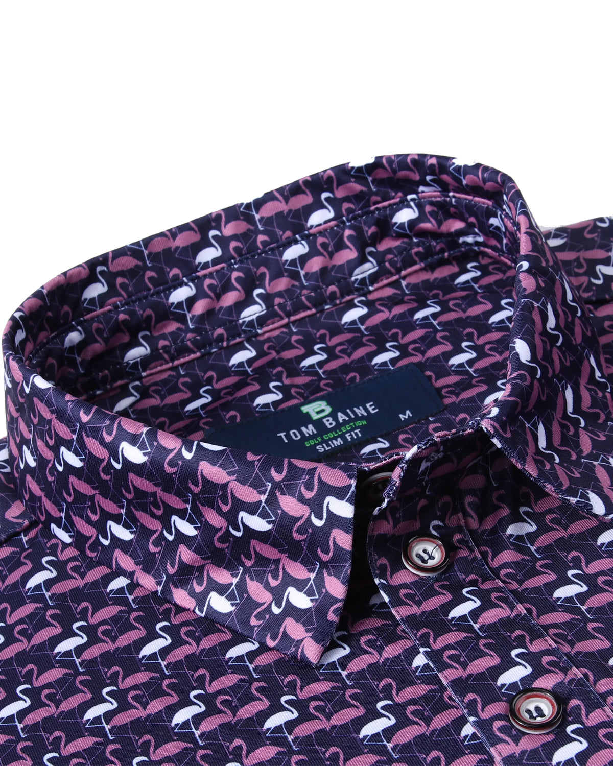 Men's Performance 4-Way Stretch Golf Polo Purple