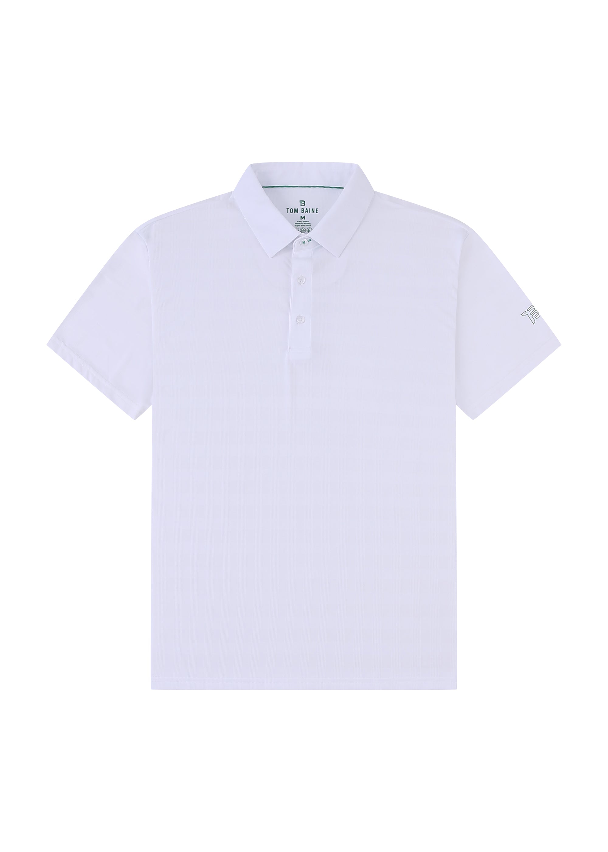 Classic Textured Performance Polo (WHITE)