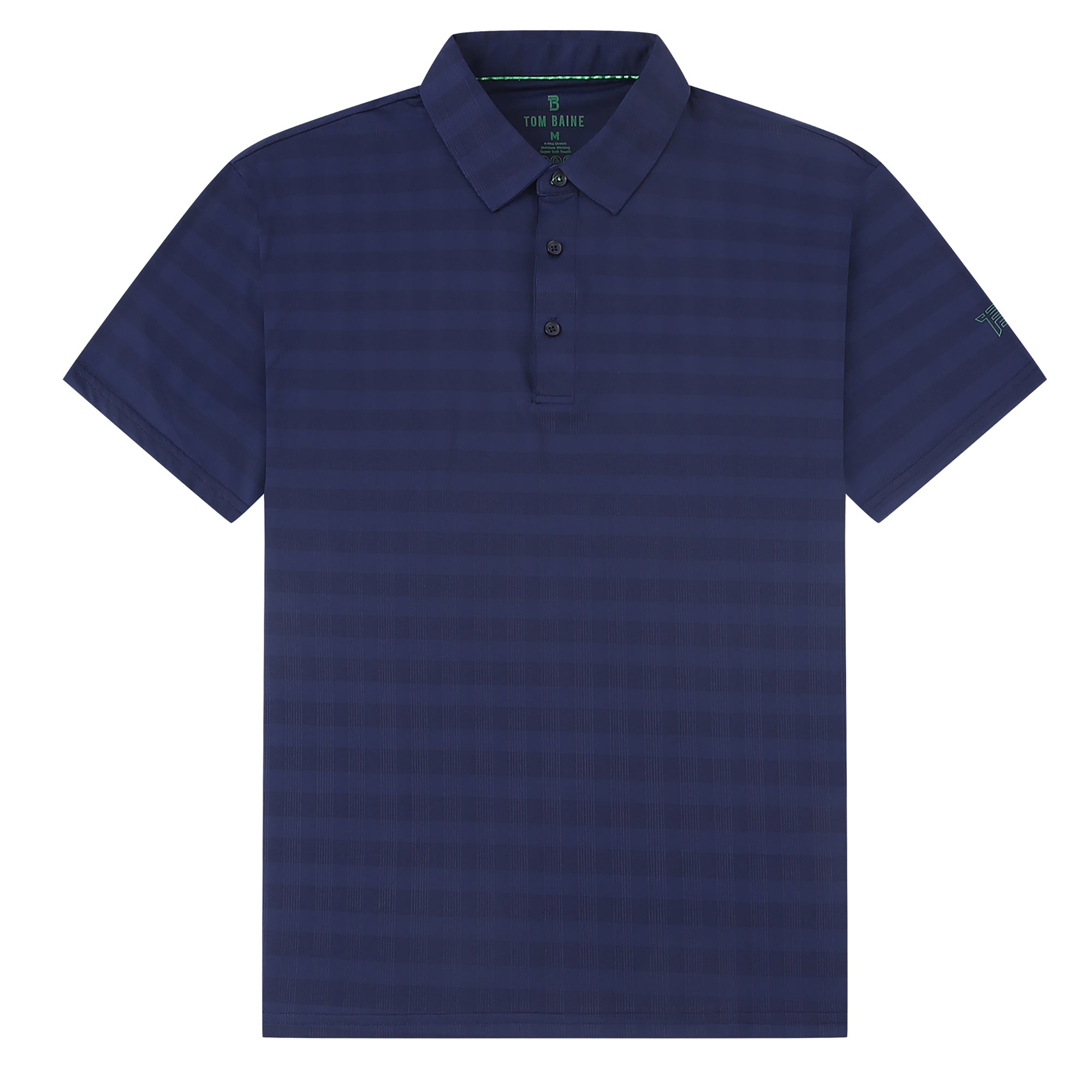 Classic Textured Performance Polo (NAVY)