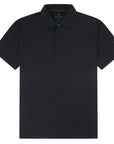 Classic Textured Performance Polo (BLACK)