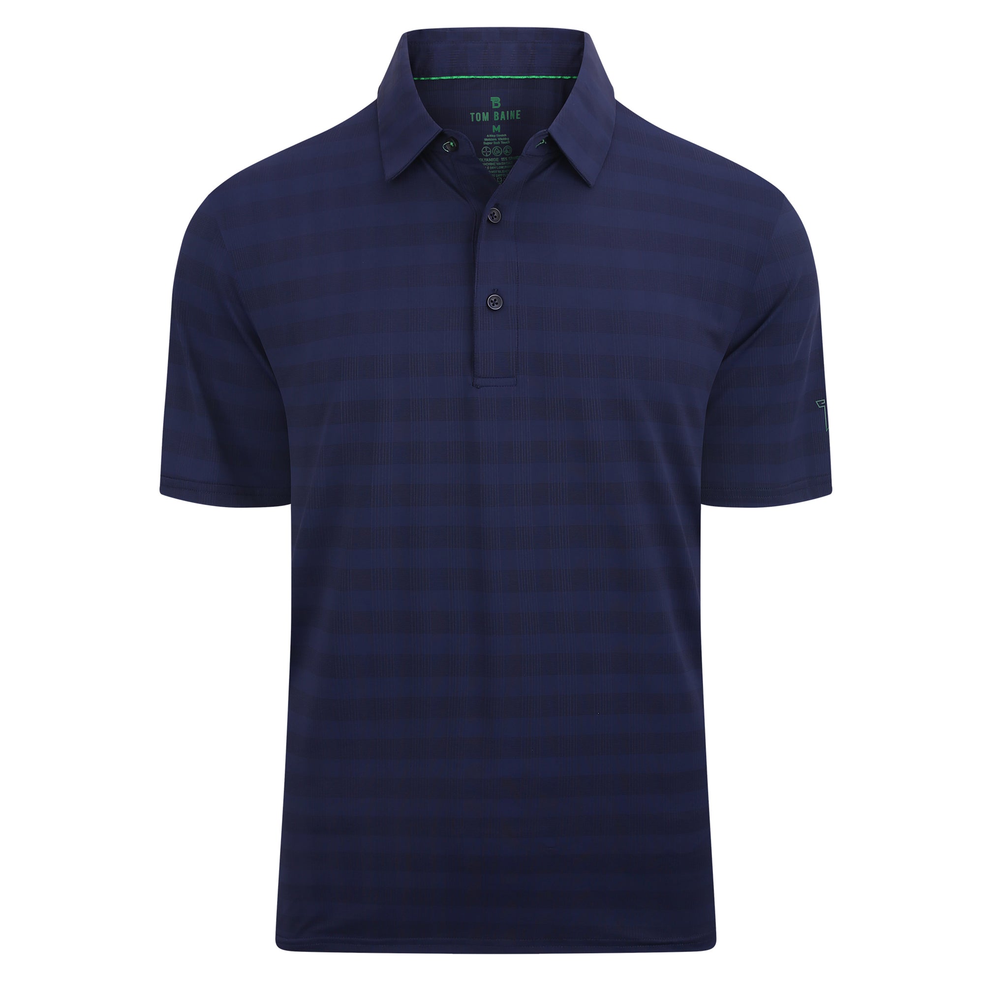 Classic Textured Performance Polo (NAVY)