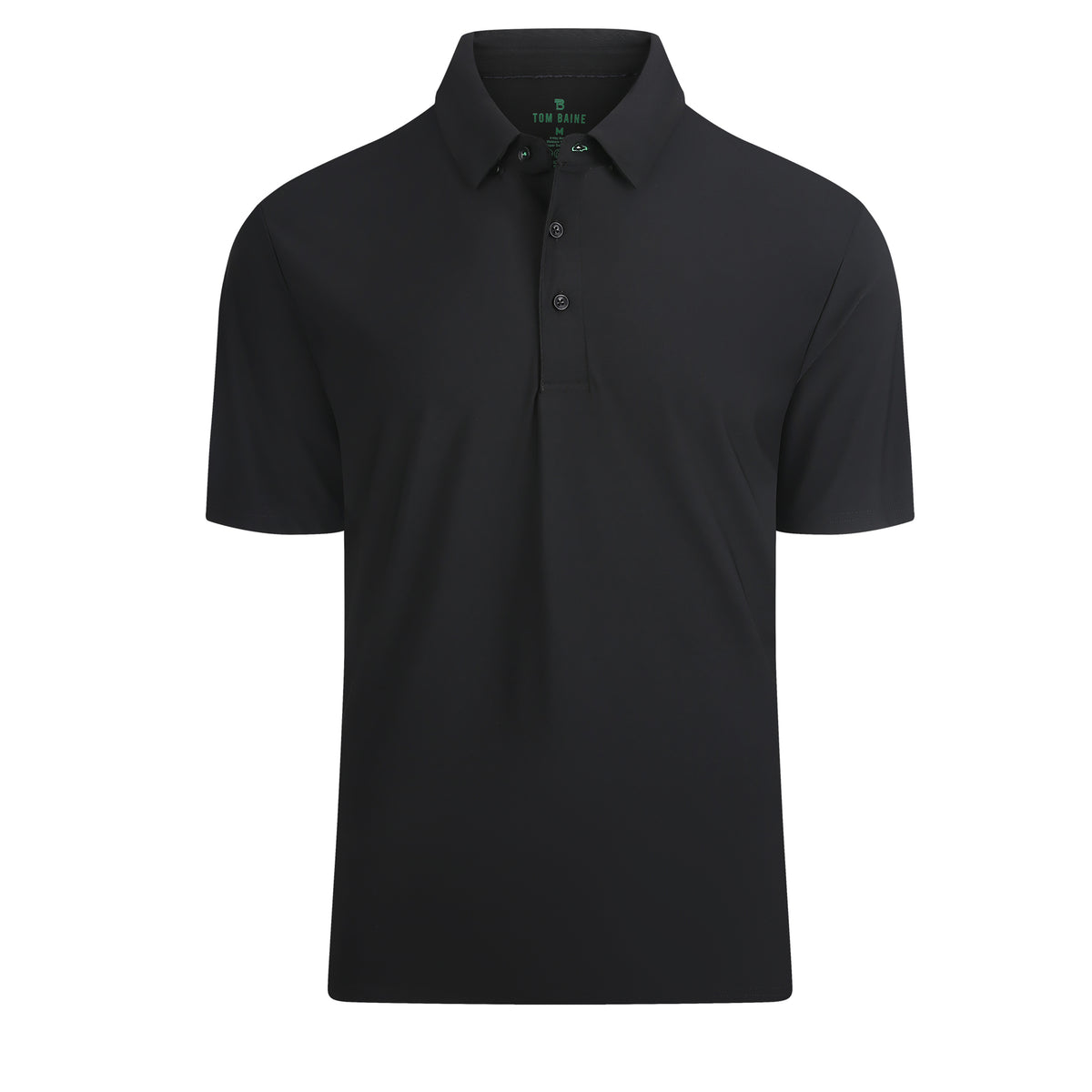 The New Standard Performance Polo (BLACK) – Tom Baine