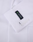 Men's Slim Fit Waffle Performance Stretch Solid Sport Coat White