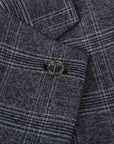 Modern Vintage Collection Sport Coat PLAID GREY TBK501