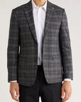 Tom Baine Plaid Flat Pocket Sport Coat