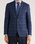 Tom Baine Plaid Flat Pocket Sport Coat