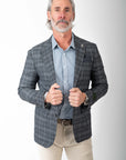 Tom Baine Plaid Flat Pocket Sport Coat