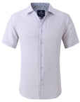 Tom Baine Micro Performance Short Sleeve Shirt - White