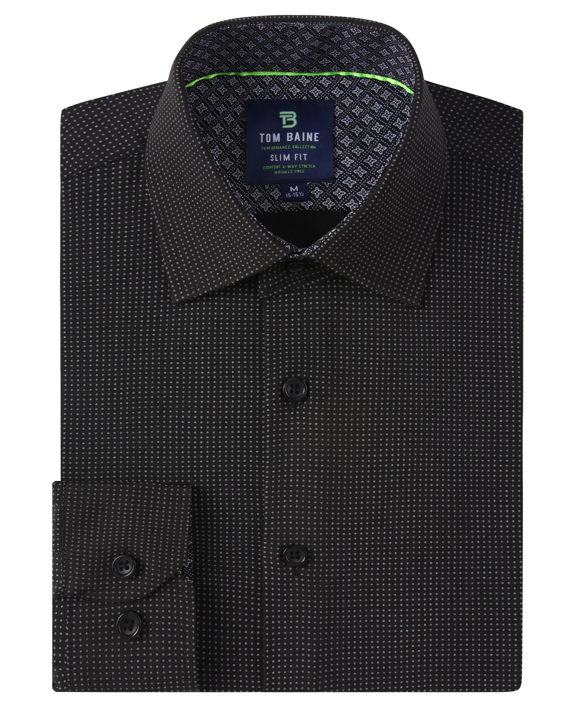 TB Inner-Line Long Sleeve Shirt Black Dots Tom Baine TB Inner-Line Long Sleeve Shirt Black Dots Tom Baine