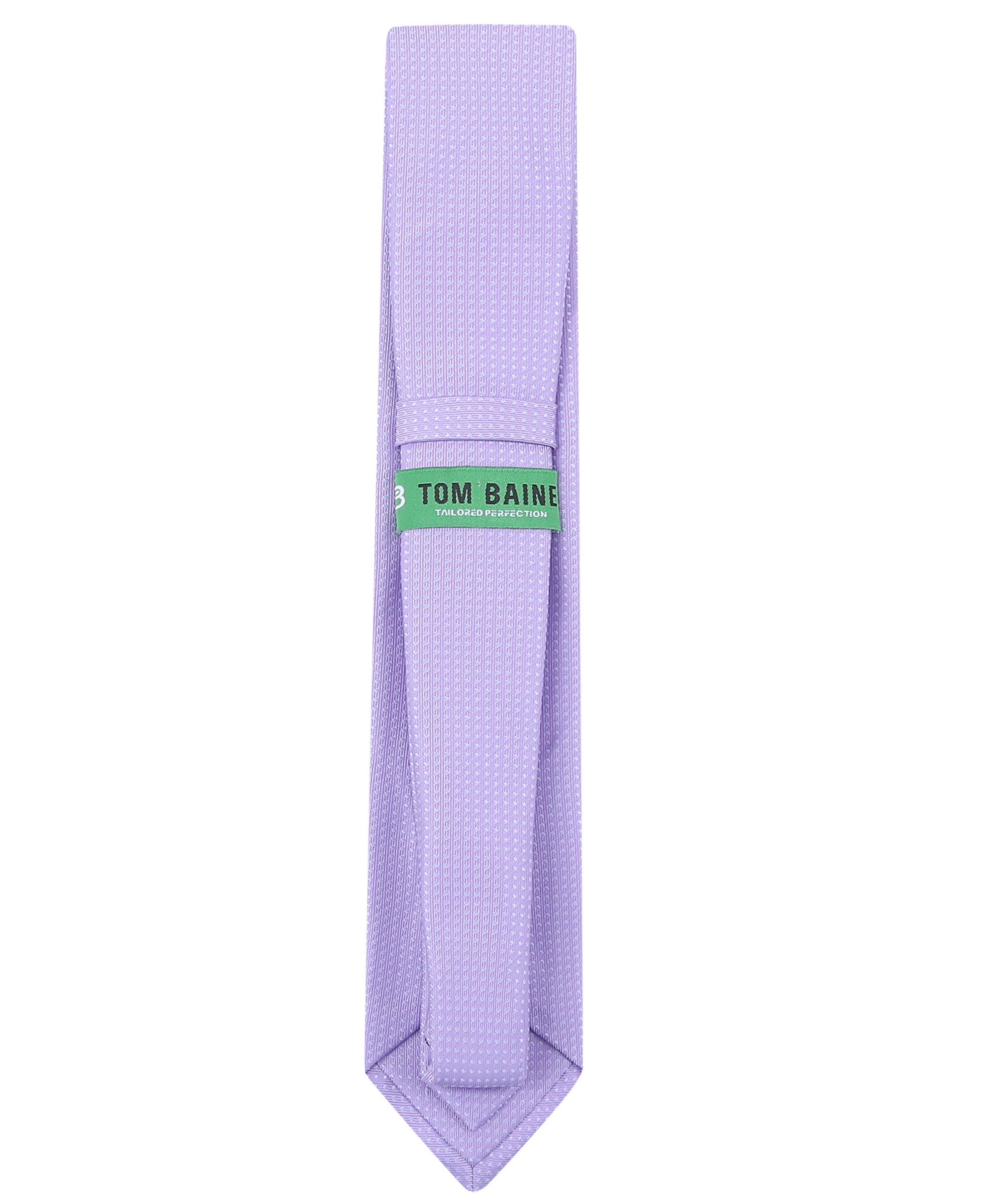 TB Men&#39;s Premium Necktie Mini Dot Lilac