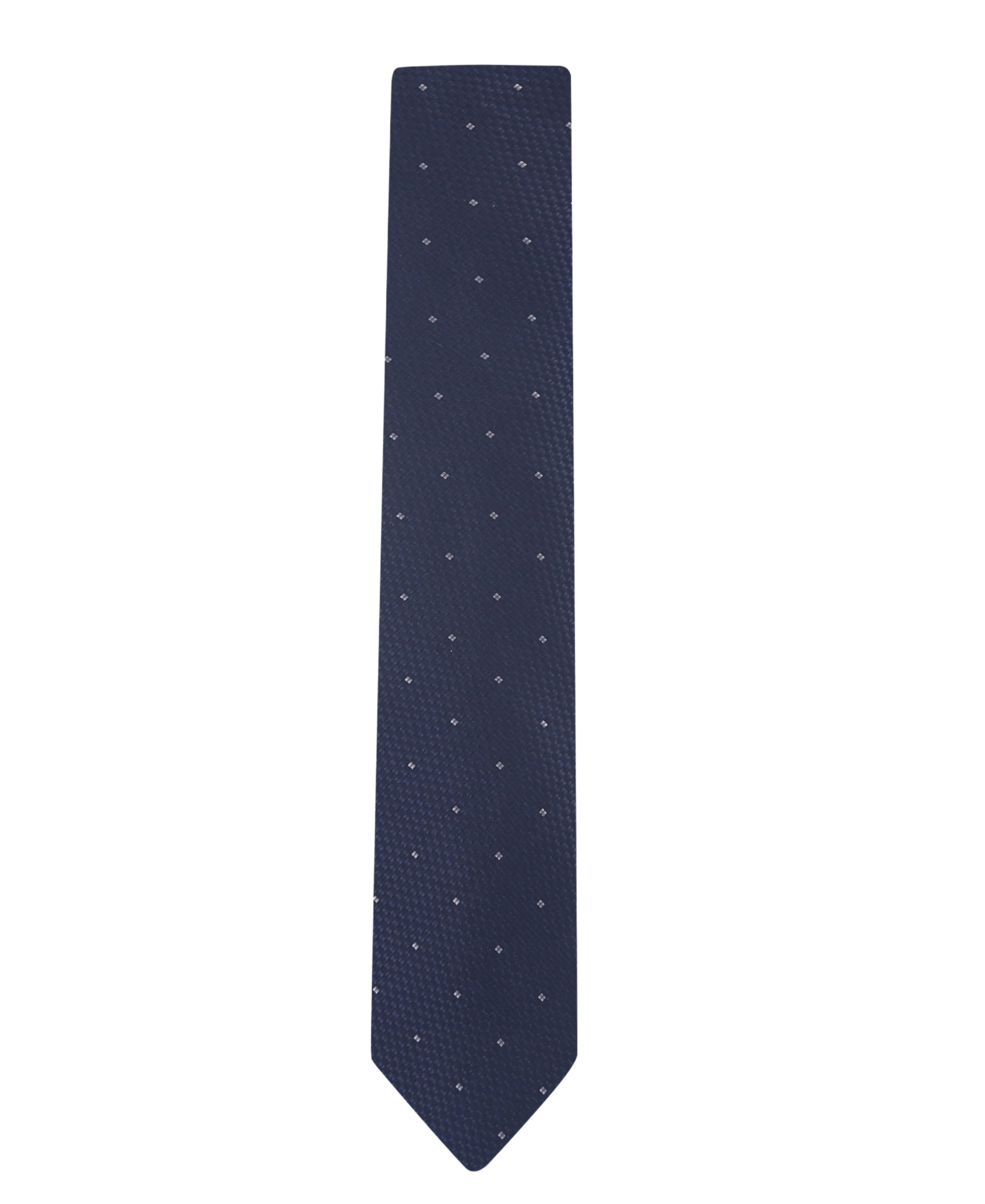 TB Men&#39;s Premium Necktie Geo Dot Navy