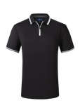 Performance Double Line Zip Polo