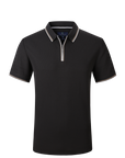Performance Dual Line Zip Polo