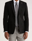 Tom Baine Corduroy Flat Pocket Sport Coat (Black)