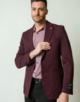 Modern Vintage Collection Sport Coat BURGUNDY TBK701