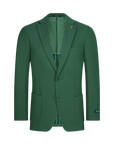 Men's Slim Fit Waffle Performance Stretch Solid Sport Coat Green