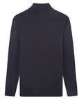 Cashmere Feel 1/4 Zip Sweater(Navy)