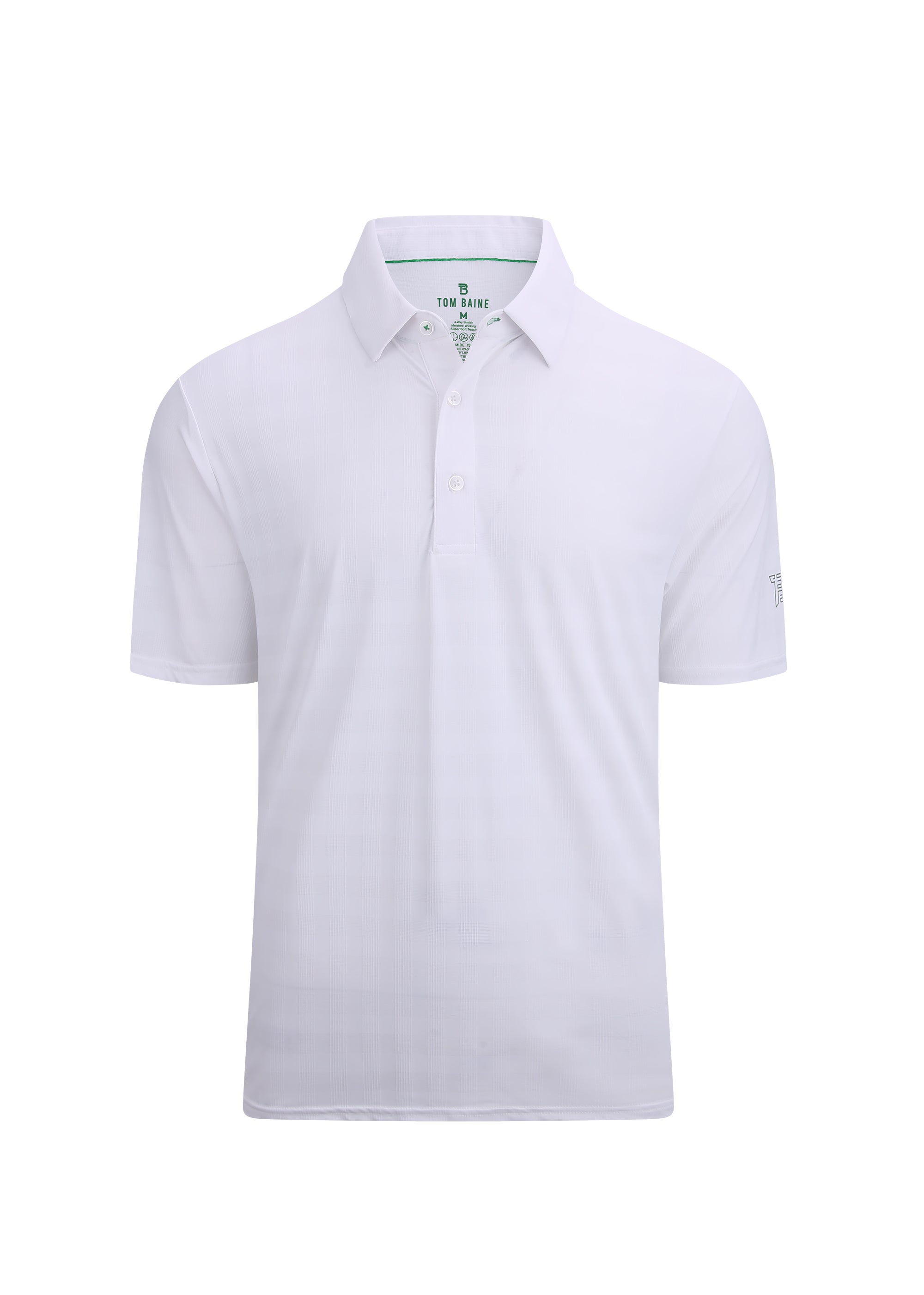 Classic Textured Performance Polo (WHITE)