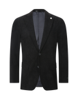 Tom Baine Corduroy Flat Pocket Sport Coat (Black)