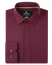 Maroon dress shirt with a brand label on a white background